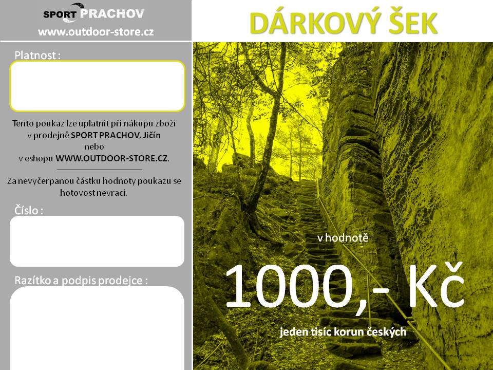 dárkový poukaz 1000