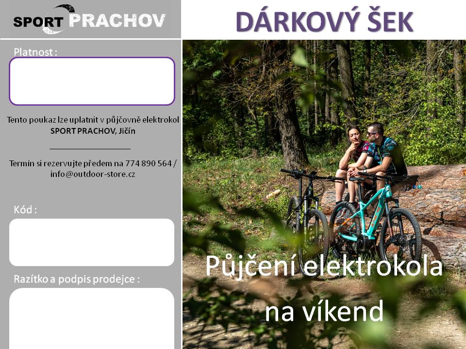 půjčení elektrokola víkend