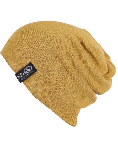 Pánská čepice Sherpa TREVOS II MERINO mustard