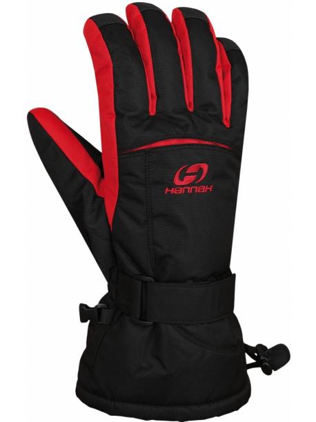     Pánské lyžařské rukavice BRION anthracite/racing red