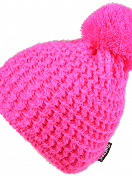     Dětská čepice Sherpa EMMA KIDS neon pink