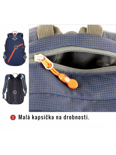     Batoh Husky NEXY 22l tm.modrý   