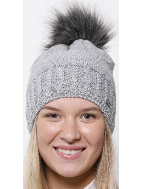     Dámská zimní čepice Sherpa GAIA MERINO mel light grey