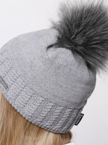     Dámská zimní čepice Sherpa GAIA MERINO mel light grey