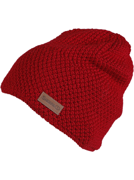     Čepice Sherpa LEE MERINO red