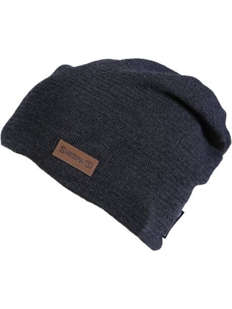     Pánská čepice Sherpa TREVOS MERINO mel dark grey