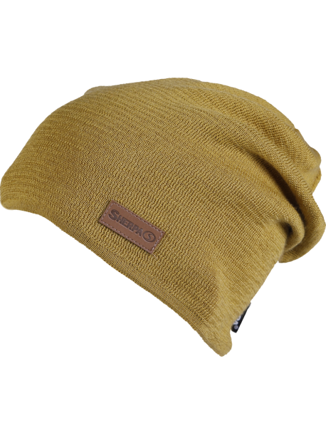     Pánská čepice Sherpa TREVOS MERINO mustard