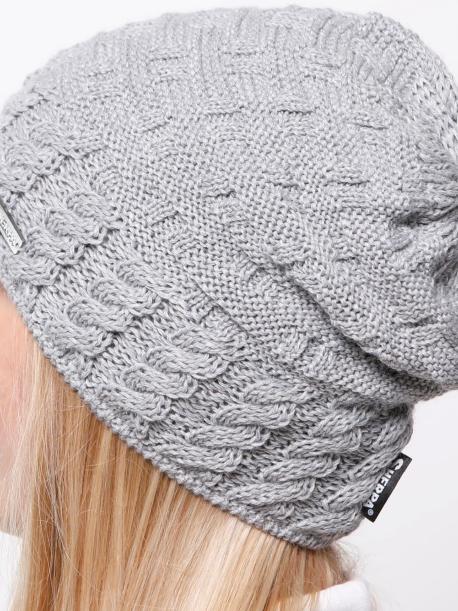     Dámská zimní čepice Sherpa PRIA MERINO mel light grey