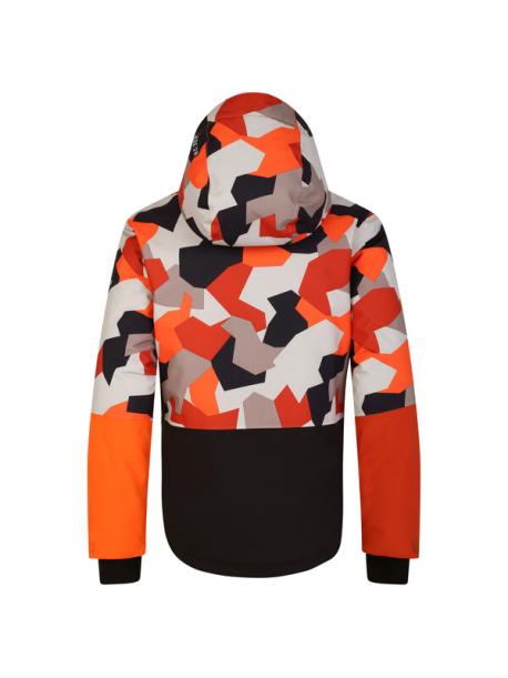     Dětská zimní bunda Dare2B TRAVERSE JACKET oranžovo-černá