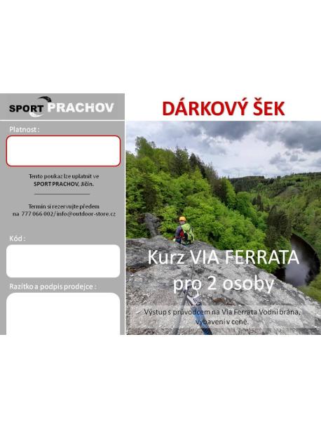     Dárkový poukaz : Kurz Via Ferrata pro 2 osoby