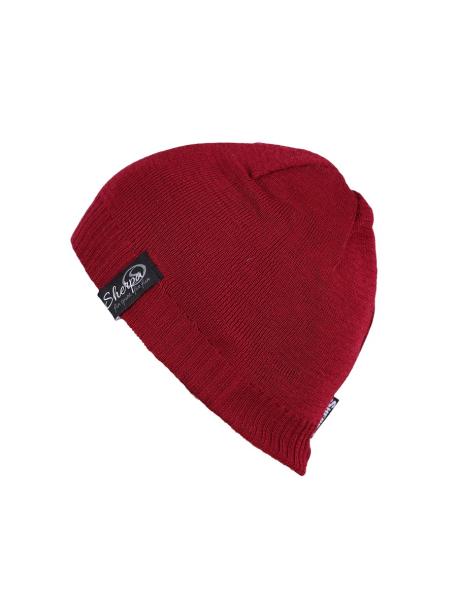     Pánská čepice Sherpa JANUS II MERINO bordo