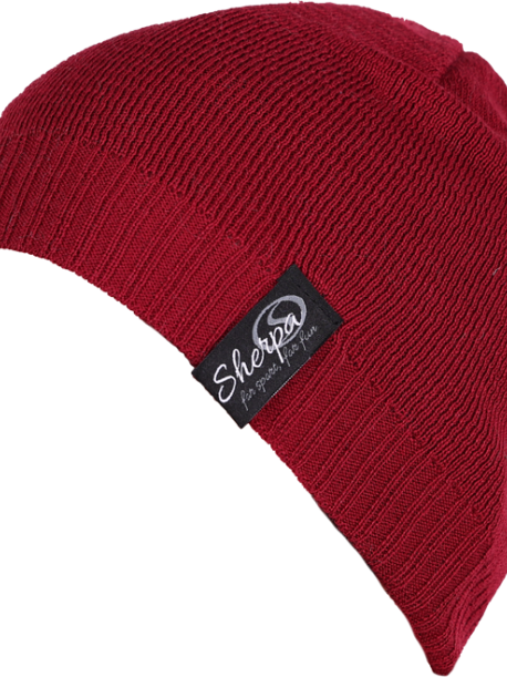     Pánská čepice Sherpa JANUS II MERINO bordo