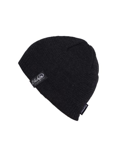     Pánská čepice Sherpa JANUS II MERINO mel black