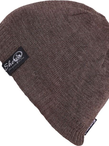     Pánská čepice Sherpa JANUS II MERINO mel brown