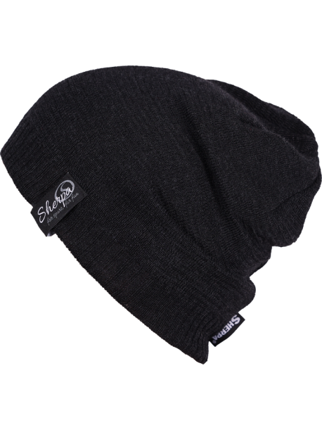     Pánská čepice Sherpa TREVOS II MERINO mel black