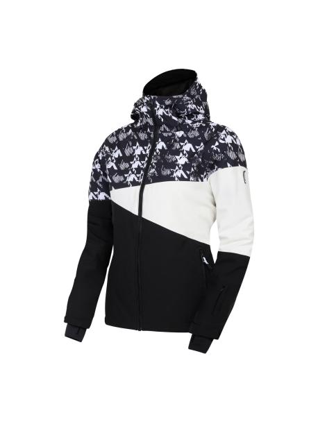     Dámská lyžařská bunda Dare 2 B ICE III JACKET black distressed dogtooth print