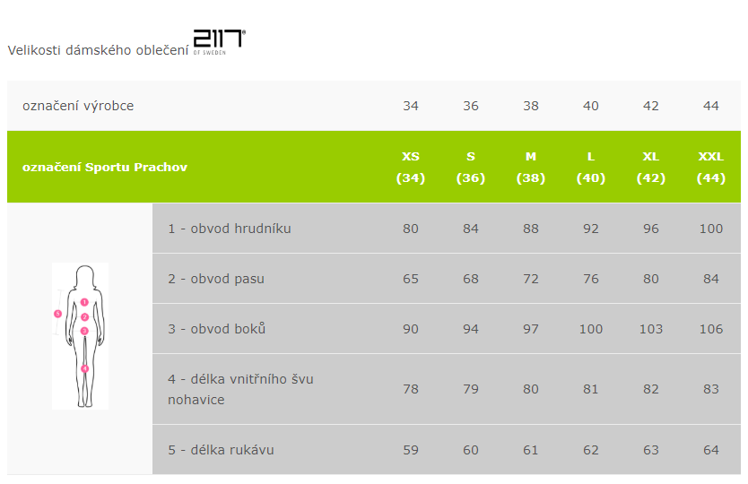 2117 dámské oblečení